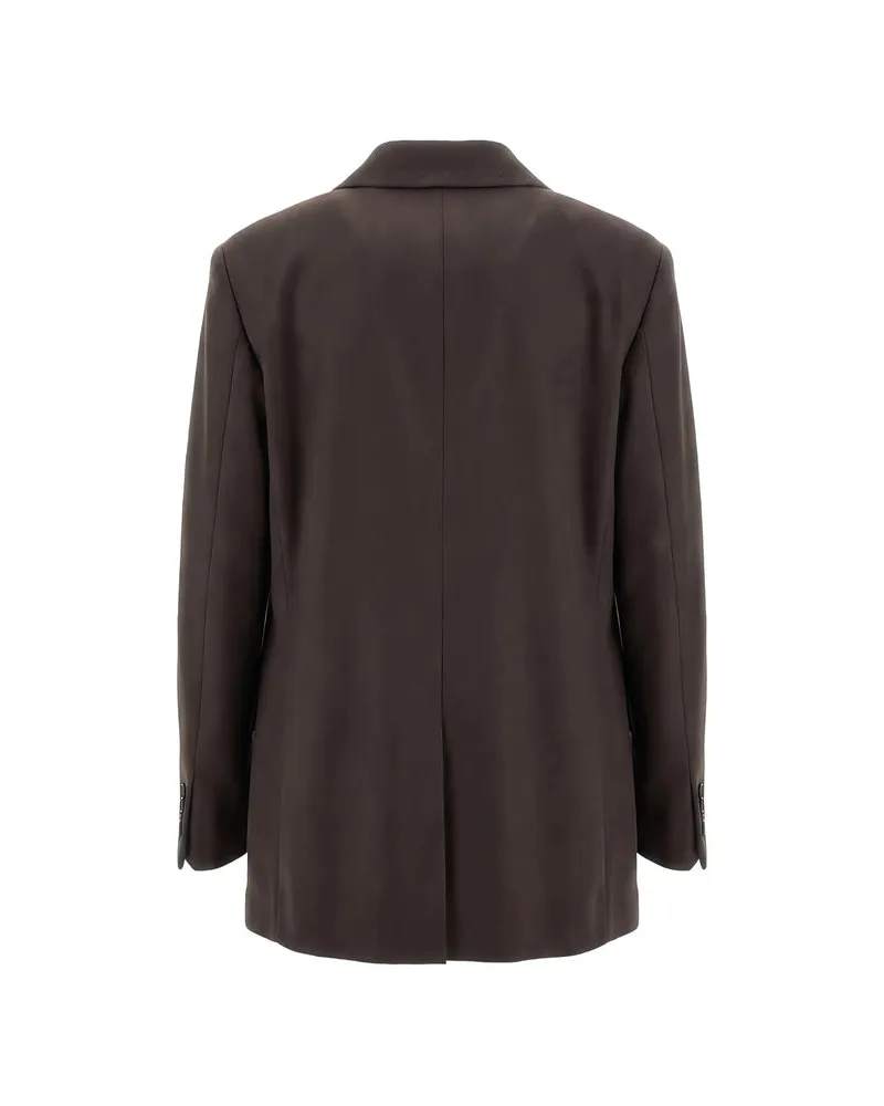 Max Mara Olimpia Blazer — Brown Brown