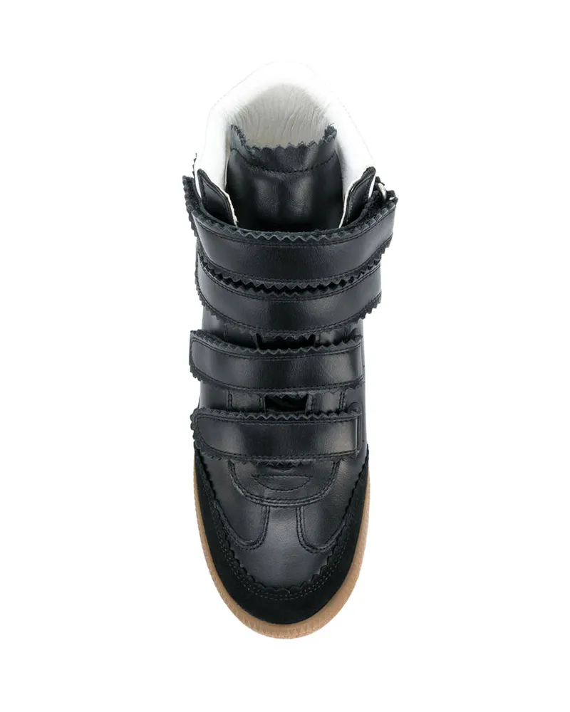 Isabel Marant Bilsy High-Top Sneaker — Black Black