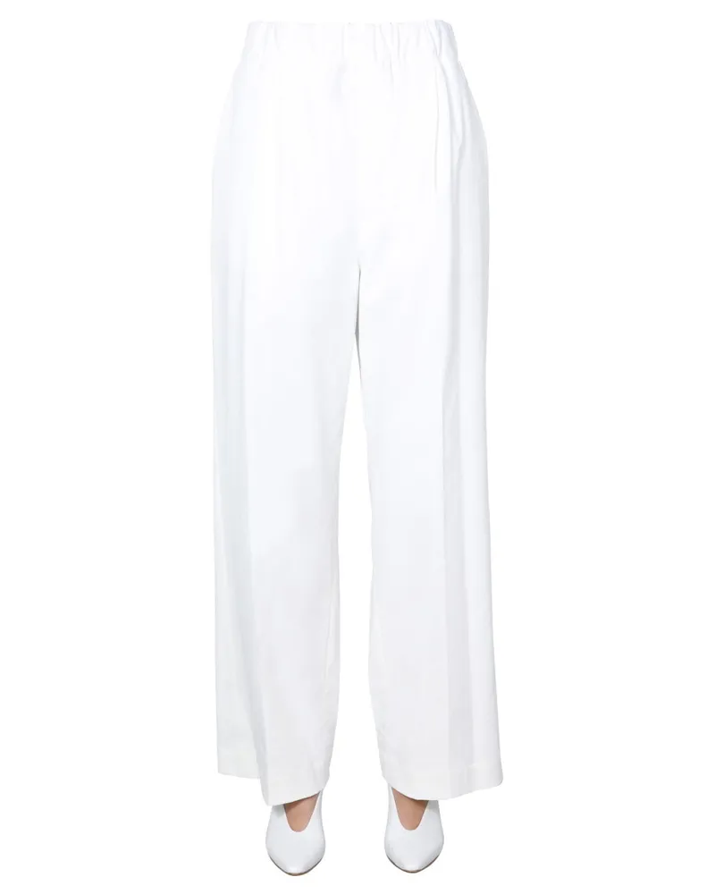 Jejia Wide Leg Trousers — White White