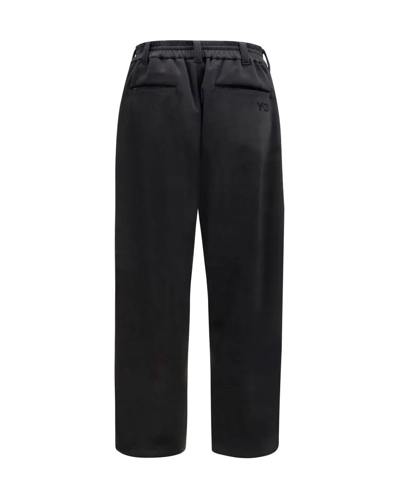 Y-3 Corduroy Velvet Trousers — Black Black