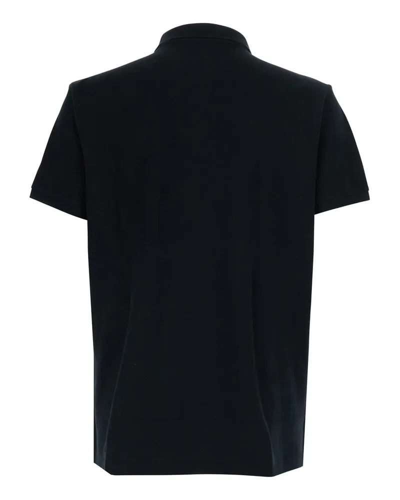 Ralph Lauren Embroidered Pony Logo Polo — Black 