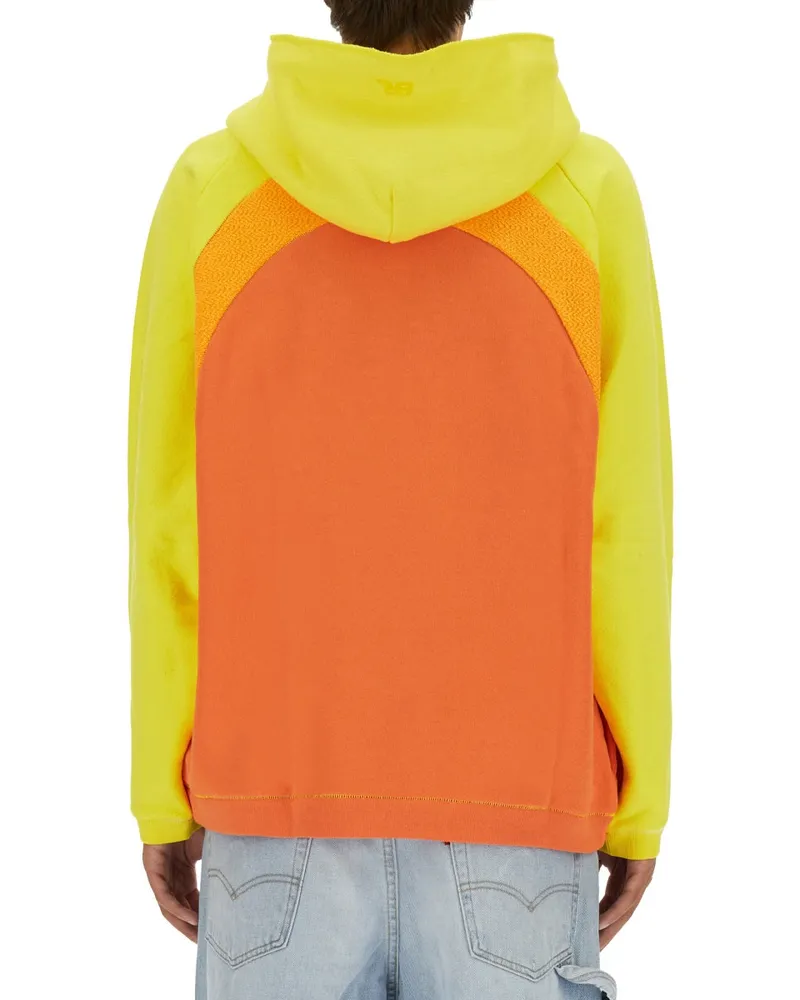 ERL Rainbow Cotton Sweatshirt — Orange Orange