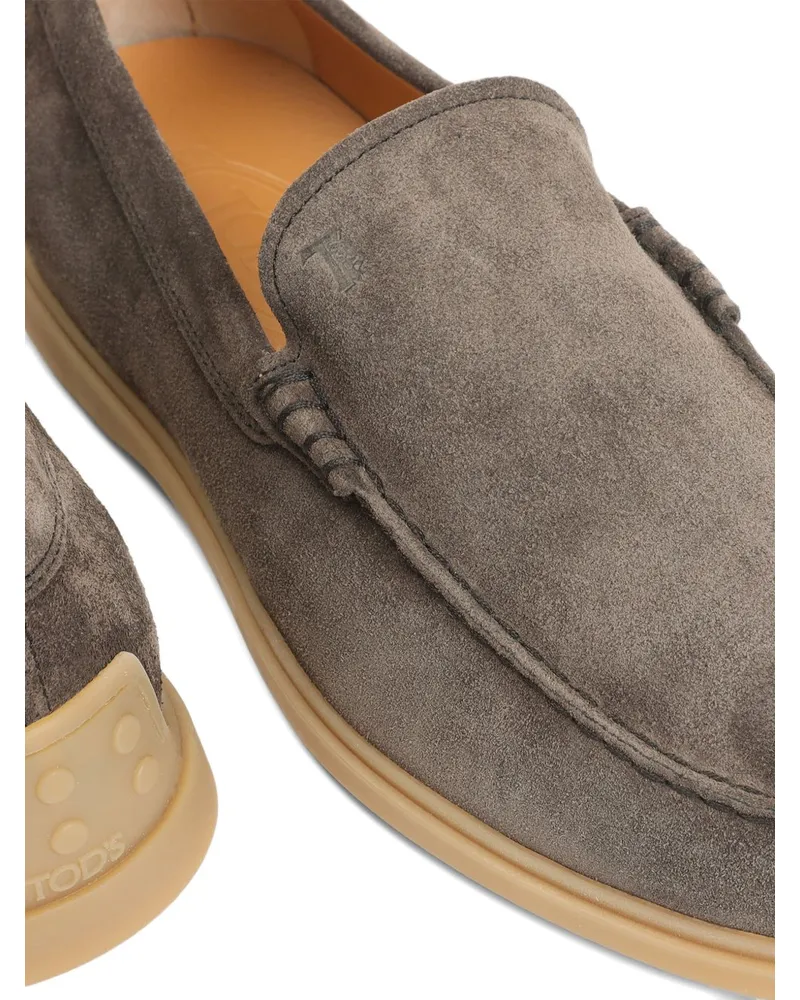 TOD'S Suede Loafer — Brown Brown