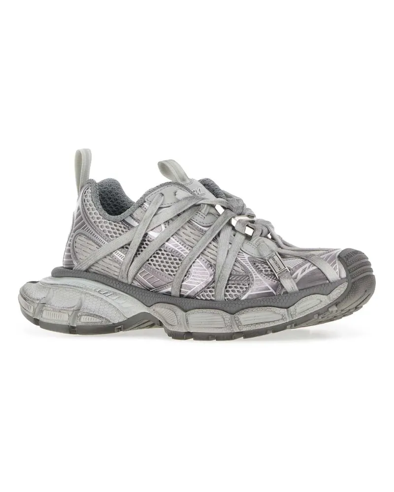 Balenciaga Women's Grey Rubber And Fabric 3xl Extreme Sneakers Mix Gray