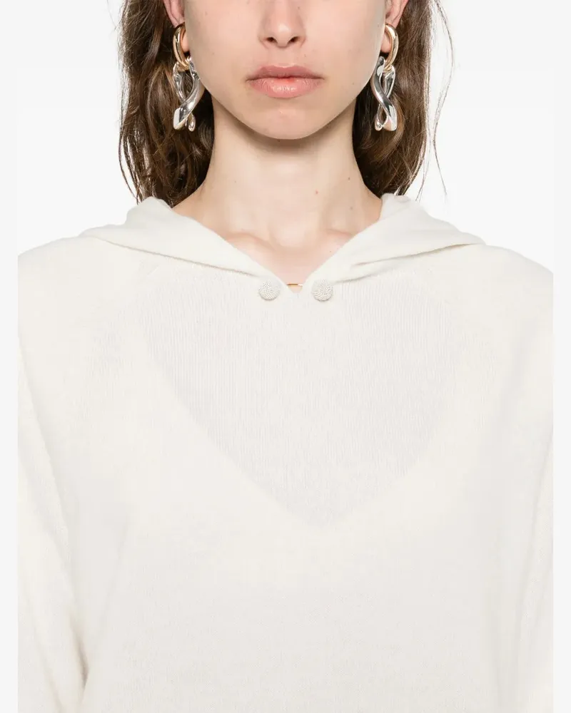 Fabiana Filippi Women's Wool-Blend Sweater Aw25 W Ivory