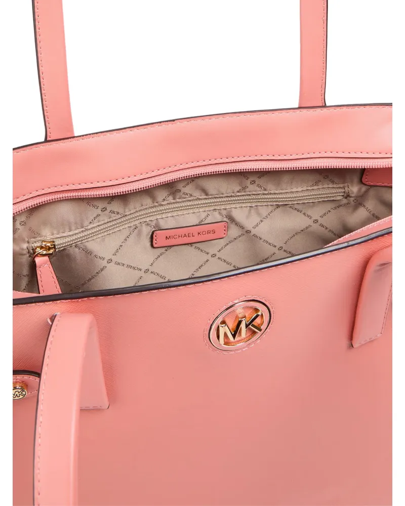 Michael Kors Women's Carmen Logo Tote Bag Pink Pink