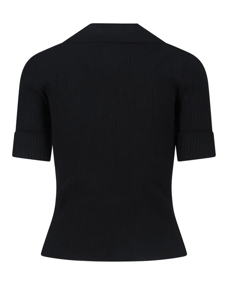 Courrèges Women's T-Shirts And Polos Black Viscose Black