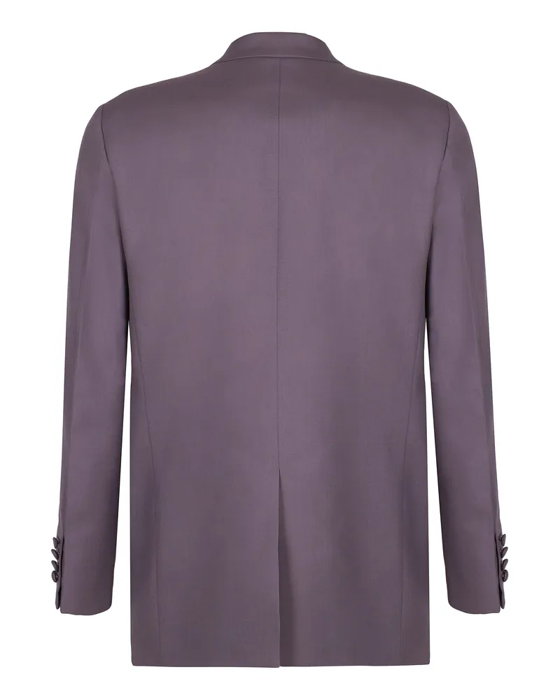 Gucci Men's Double-Breasted Jacket Wisteria Polyester Suit & Dinner 