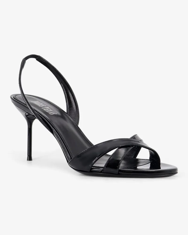 Paris Texas Women's Sandals Lidia Patent Leather Black 