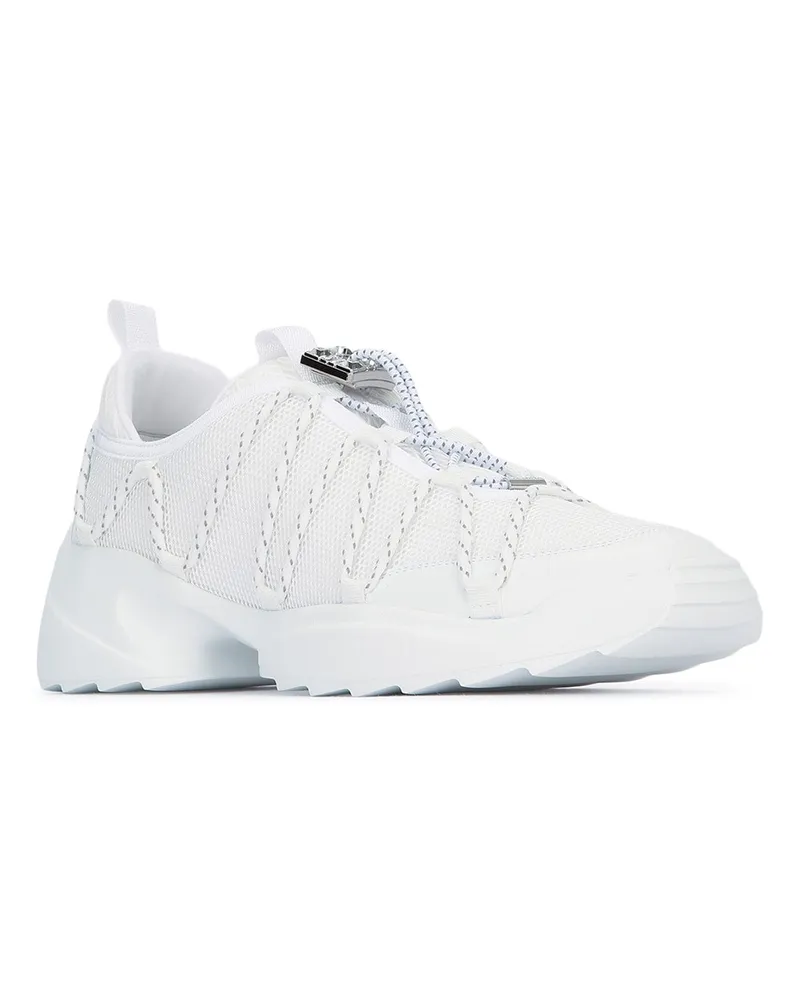 Roger Vivier Women's Viv On The Run Criss Cross Bianco Mocassini Sneaker Bianco