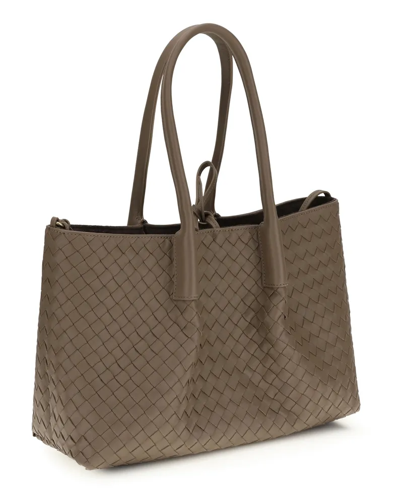 Bottega Veneta Women's Tote Bag Pinacoteca Calfskin Pinecone-Fondant Pinecone-Fondant-Mb Calf Leather Shoulder Pinecone/fondant-mb Bronze