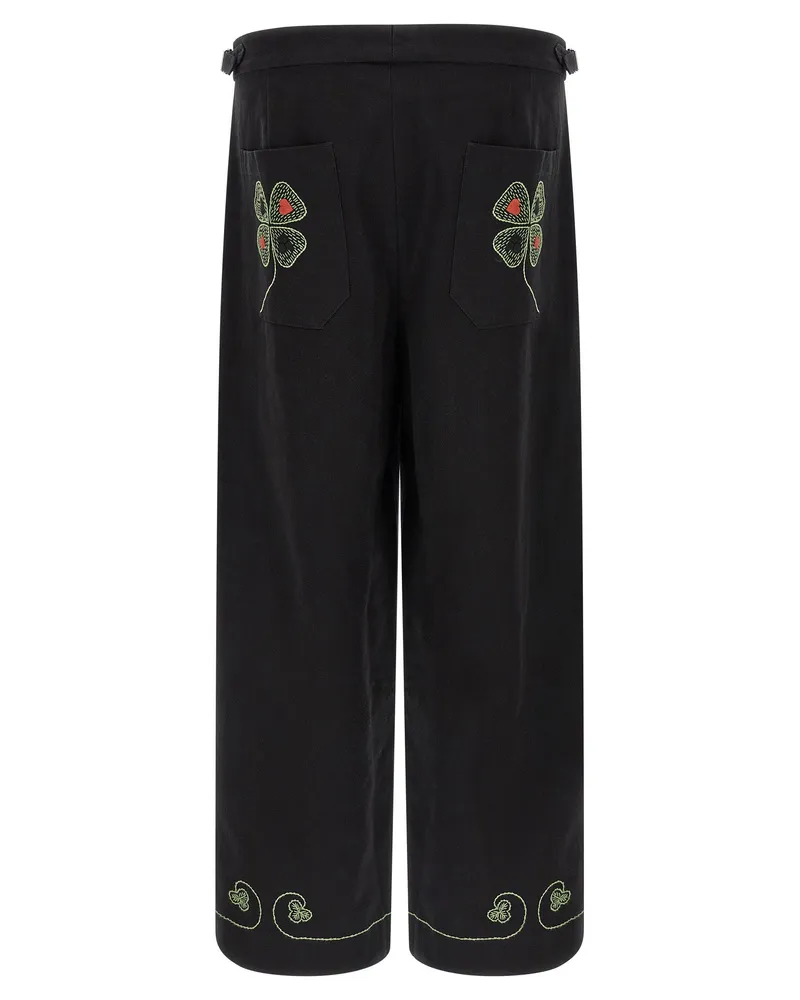 BODE Lucky Draw Trousers — Black Black
