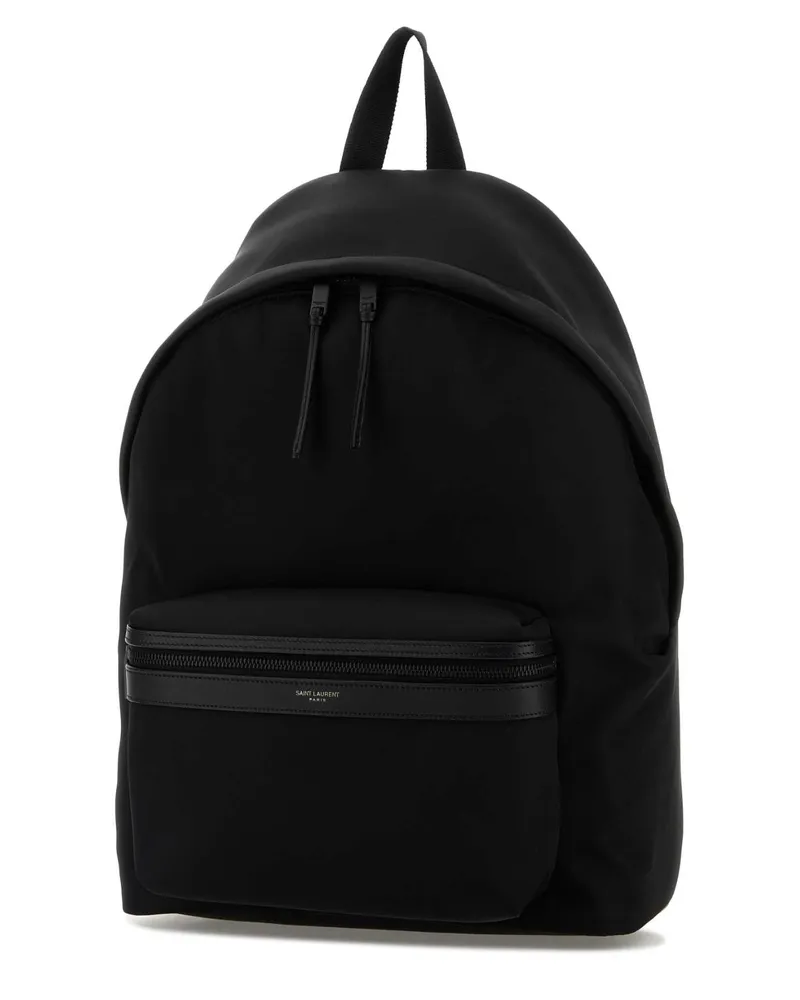 Saint Laurent City Backpack — Black Black