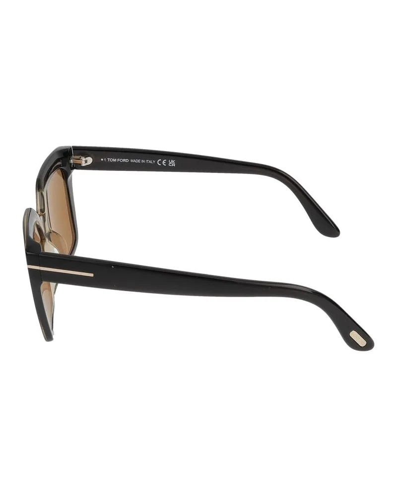 Tom Ford Unisex Ft1030 Injected Acetate Sunglasses Brown Brown