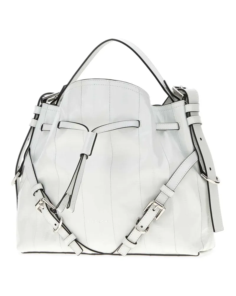 Givenchy Calfskin Leather Shoulder Bag — White White