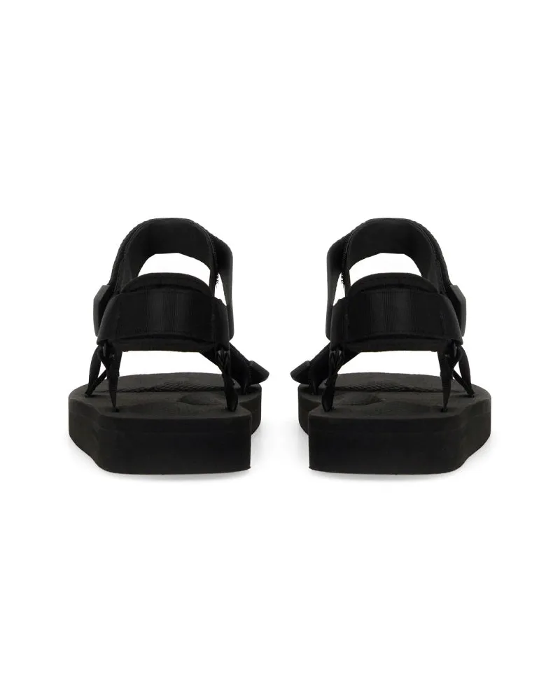 Palm Angels Rubber-Soled Sandal — Black Black