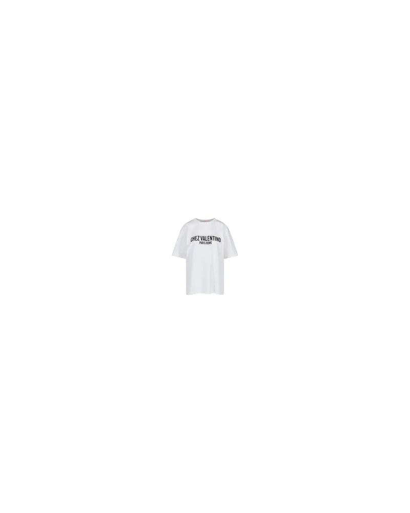 Valentino Garavani Women's T-Shirts And Polos White Cotton White