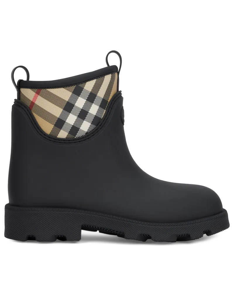 Burberry Women's Rubber Boots Black Synthetic Black