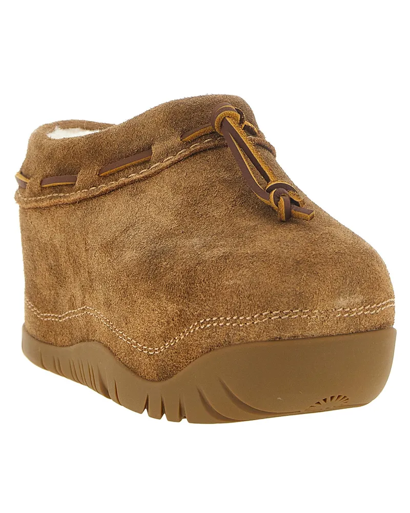 UGG Suede Platform Flat — Chestnut Chestnut