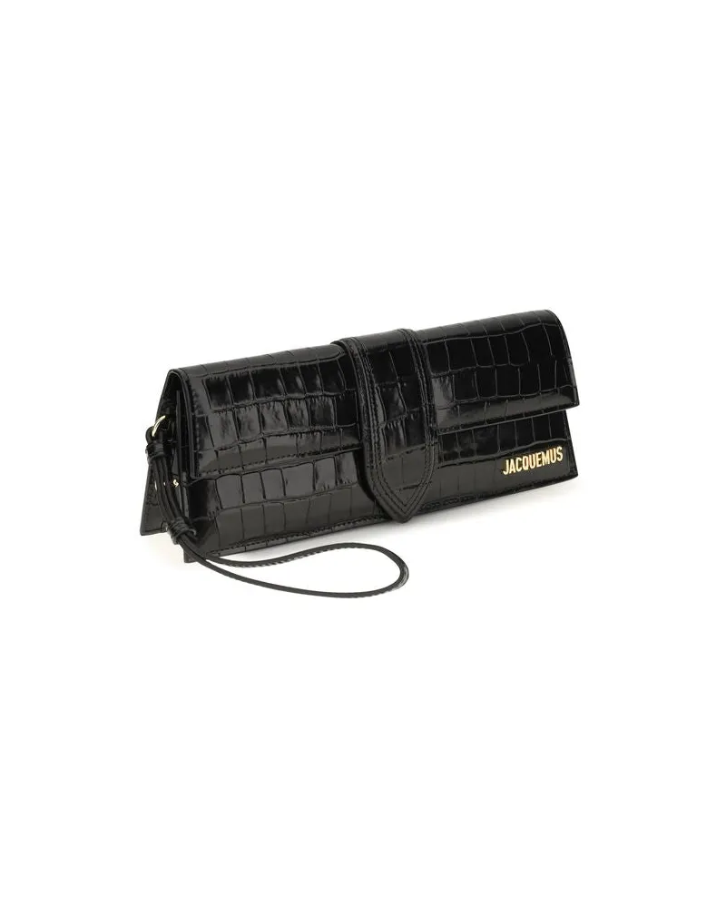 Jacquemus Bambino Pouch Clutch — Black Black