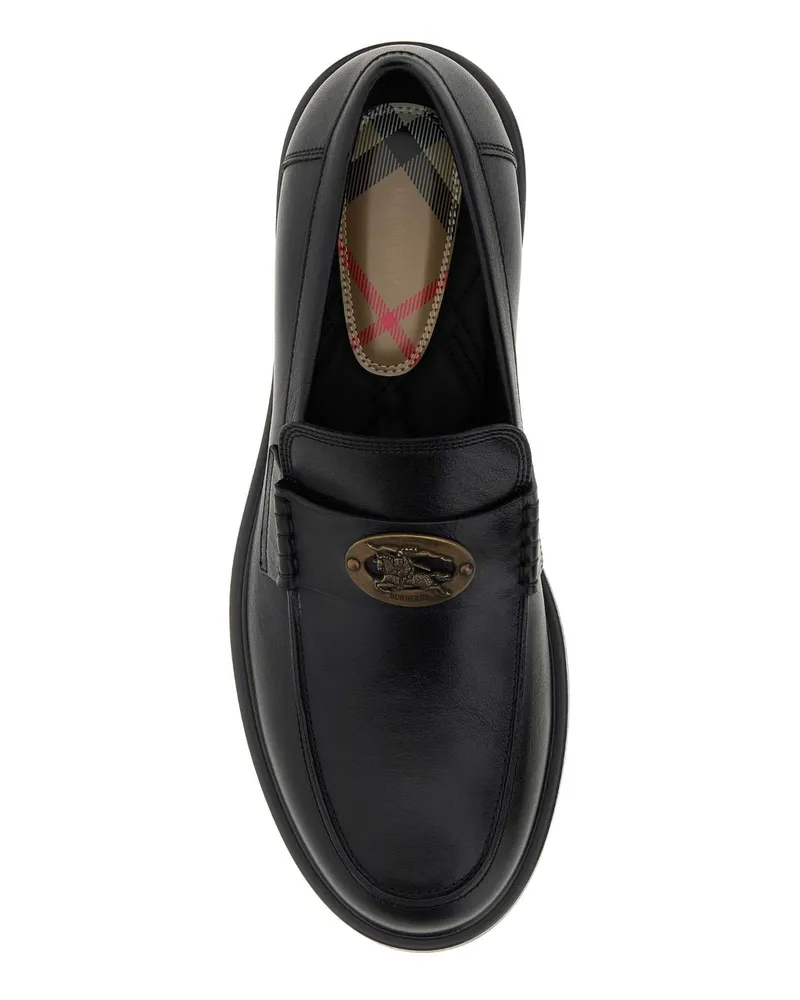 Burberry Black Mocassini Loafers Black