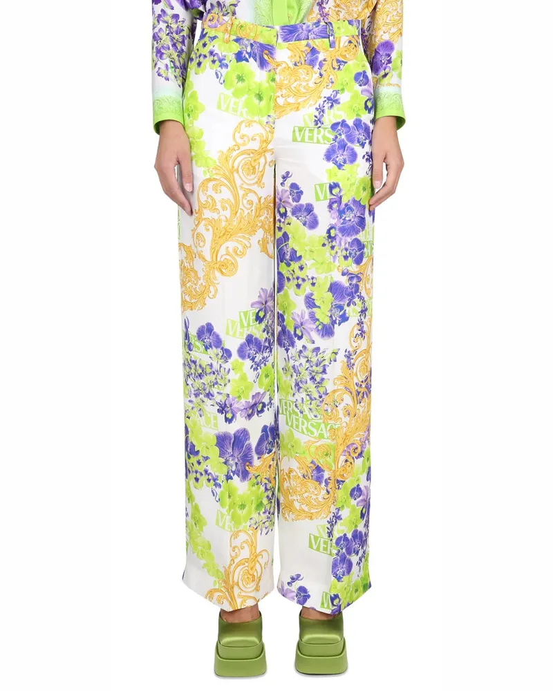Versace Baroque Trousers — Multicolor Multicolor