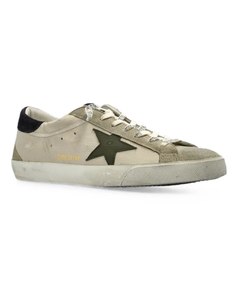 Golden Goose Super-Star Sneakers — Beige Beige