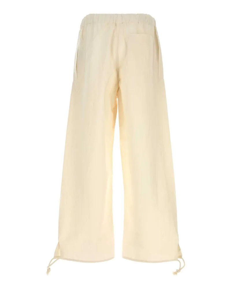 J.W.Anderson Cotton Blend Cargo Pants — Ivory Ivory