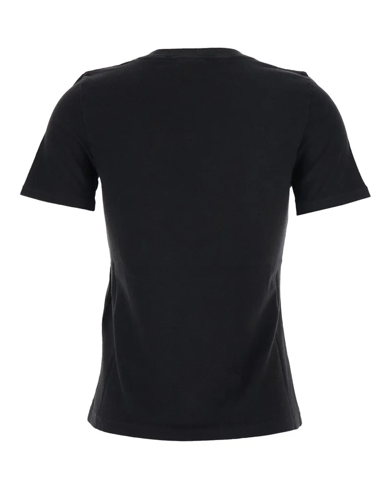 Chloé Women's T-Shirt Crew Neck Black Cotton T-Shirts & Jerseys Black