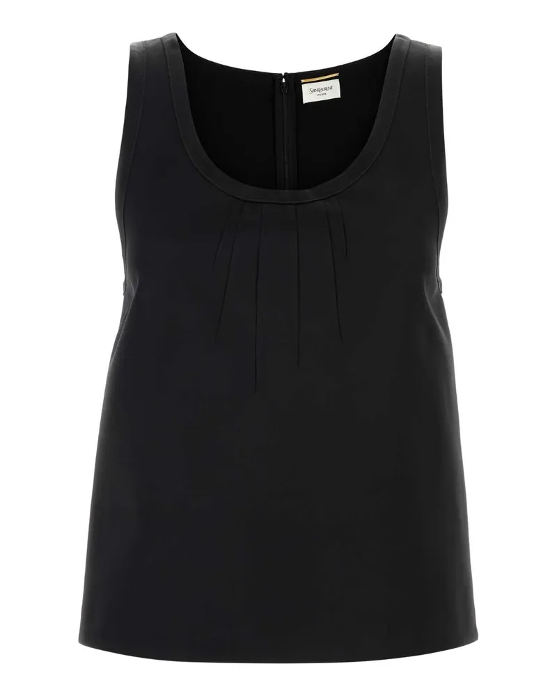 Saint Laurent Tailleur Tank Top — Black Black