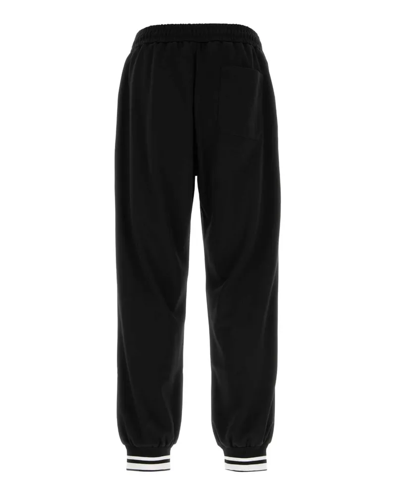 Gucci Men's Black Polyester Joggers Blackmix Pantaloni Black