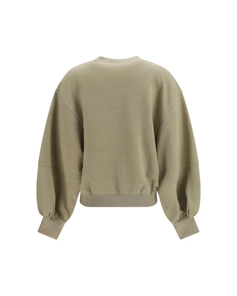 Brunello Cucinelli Cotton and Linen Blend Sweatshirt — Beige Beige