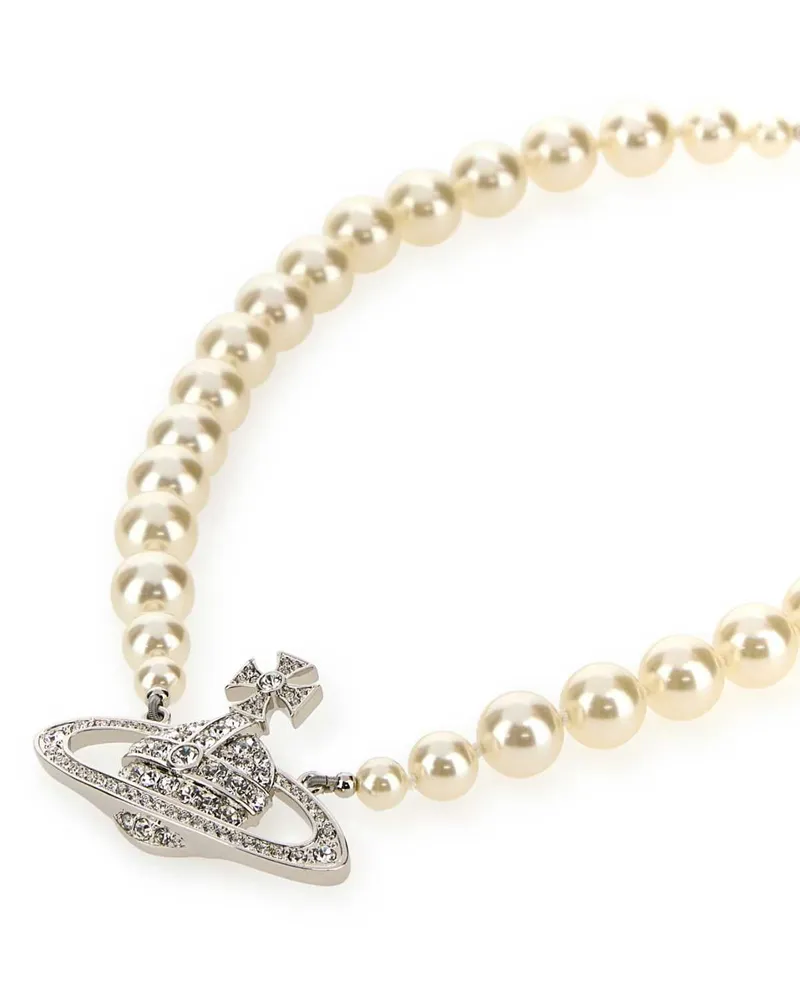 Vivienne Westwood Pearl Necklace — Gold Gold