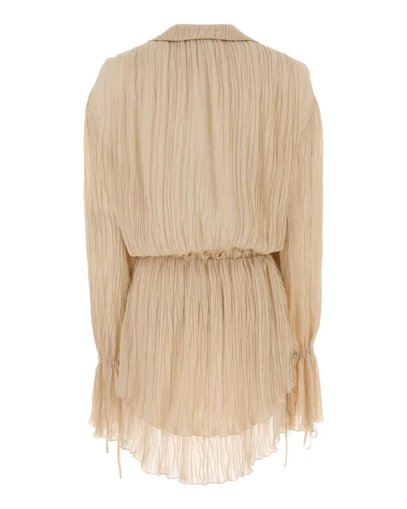 Blumarine Amber Exterior: Viscose Abiti Dress Beige
