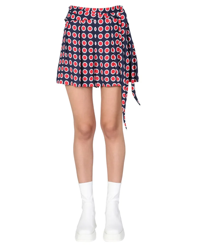 Moschino Multicolor Eyelets Shorts — Multicolor Multicolor