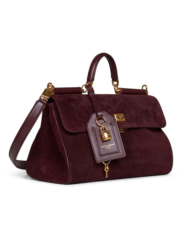 Dolce & Gabbana My Sicily Top Handle Bag — Burgundy Burgundy