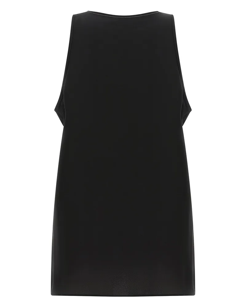 Brunello Cucinelli Women Black Silk Shirt Black