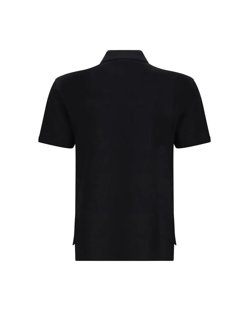 Givenchy Men's Black Cotton Polo Shirt Black