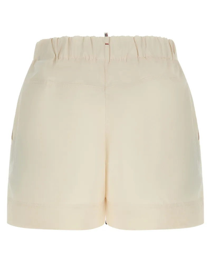 Moncler Women's White Polyester Bermuda Shorts White