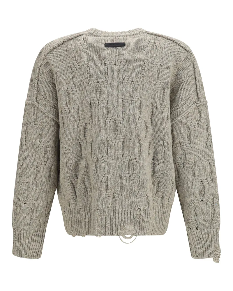 REPRESENT Cable-Knit Wool-Blend Sweater — Beige Beige