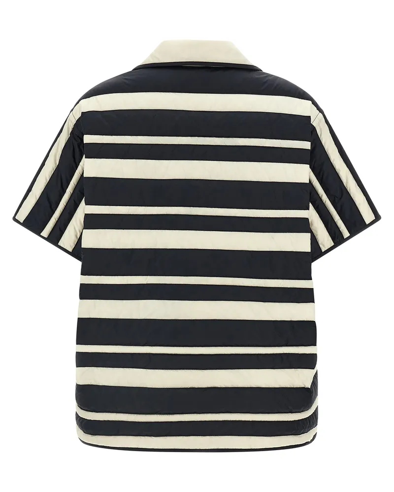 Moncler Women's Multicolor Polyamide Blouse Navy