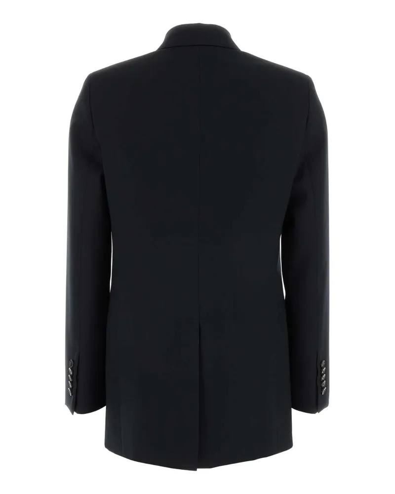 Gucci Women's Wool Double-Breasted Blazer Blue Blazers Blue