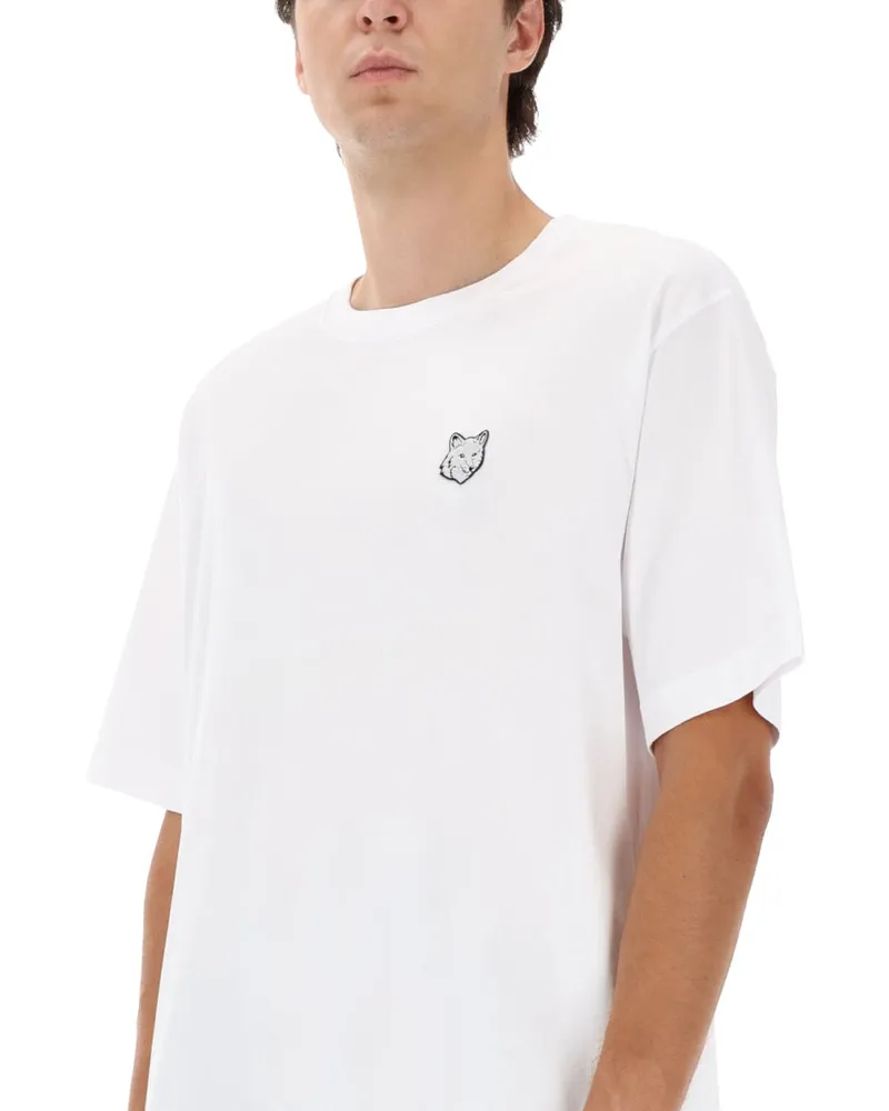 Kitsuné Fox Patch T-Shirt — White White
