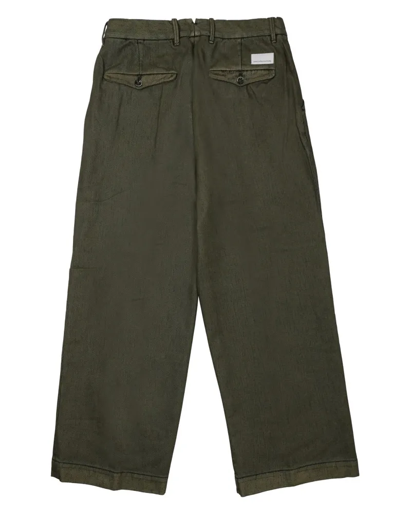 nine:inthe:morning Cotton Trousers — Green Green