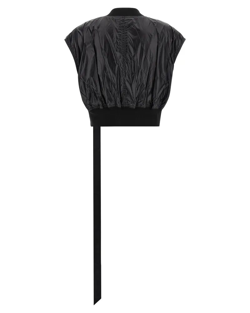 DRKSHDW by Rick Owens Tatlin Bomber Vest — Black Black