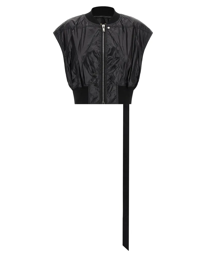 DRKSHDW by Rick Owens Tatlin Bomber Vest — Black Black