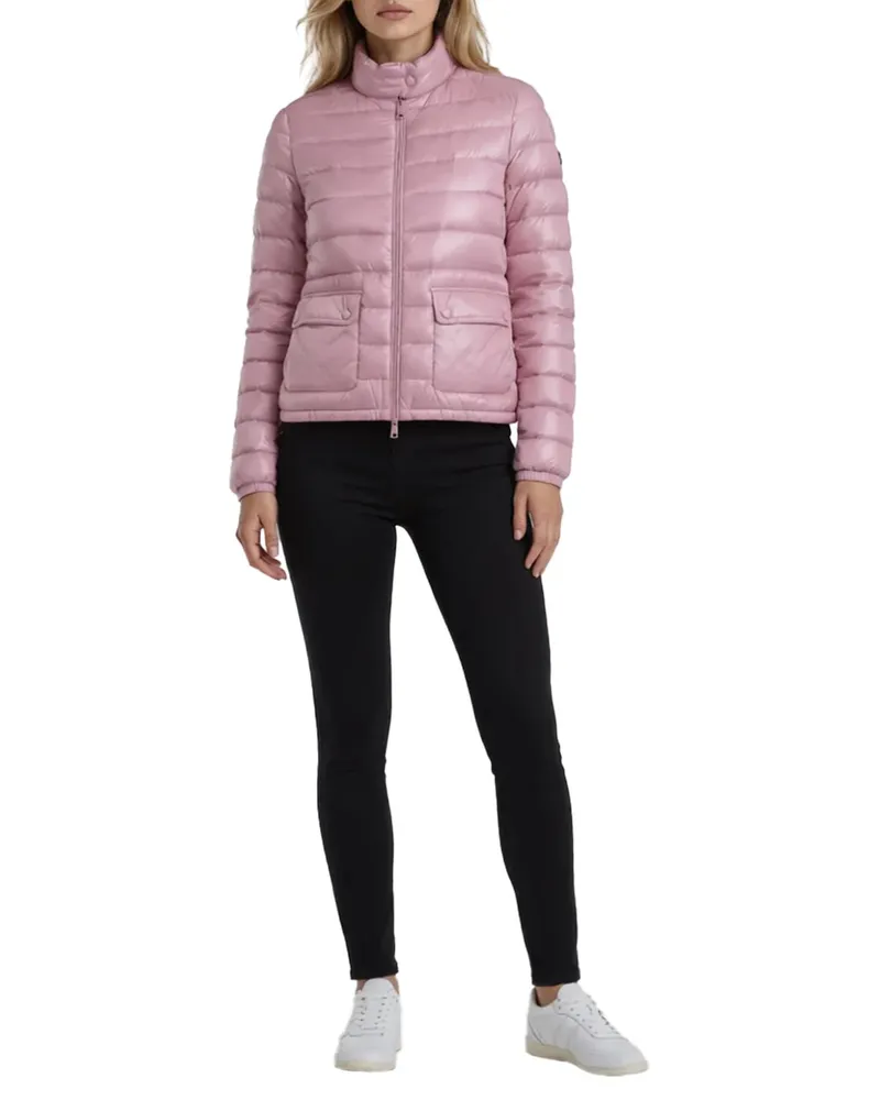Moncler Lans Down Jacket — Pink Pink
