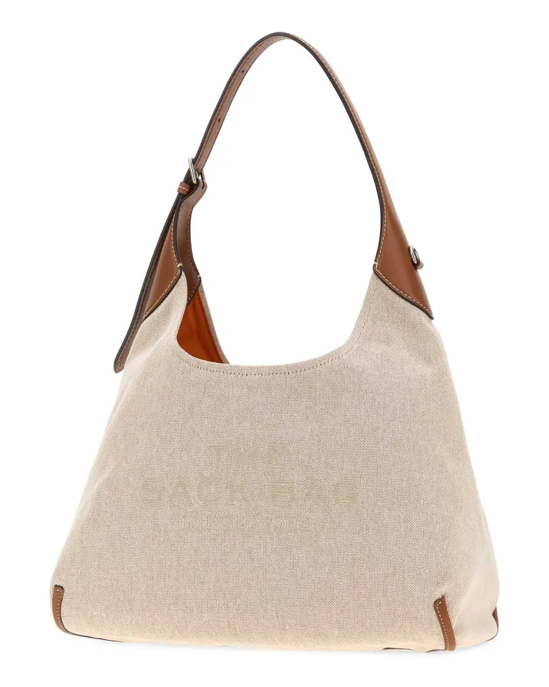 Marc Jacobs Women's Beige Canvas The Sack Bag Shopping Beigearganoil Borse A Mano Beige