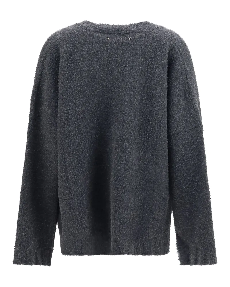 Golden Goose Casentino-Effect Wool Cardigan — Gray Gray