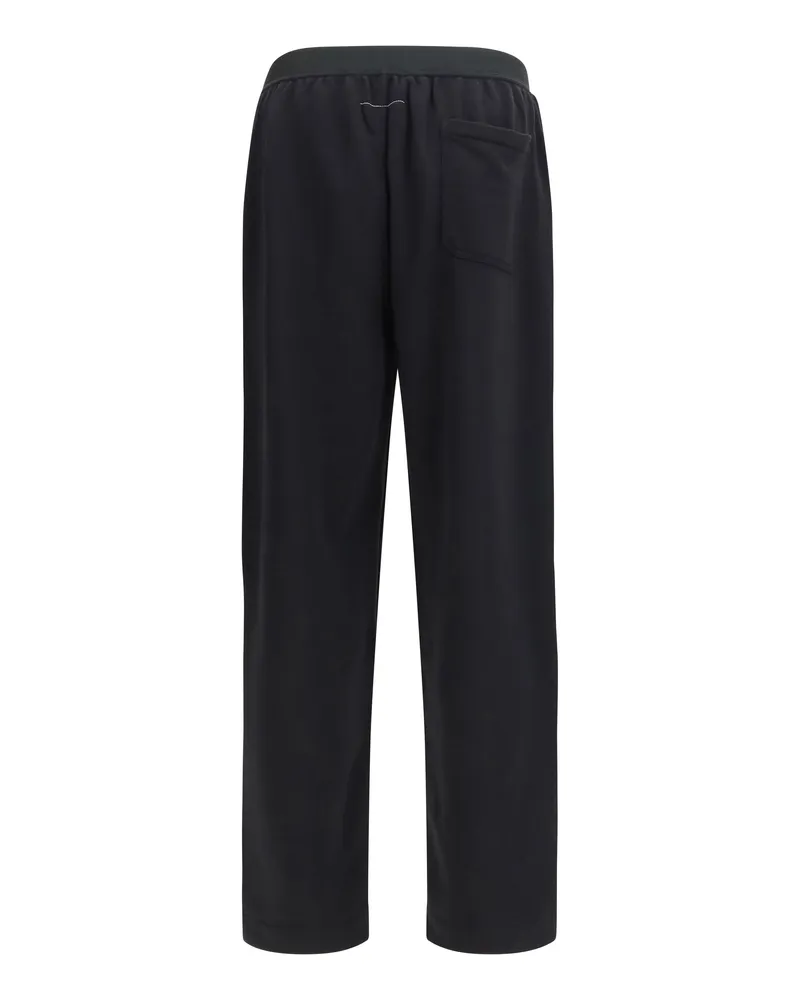 Maison Margiela Men's Cotton Sweatpants Black Pant Trousers Black